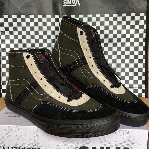 Vans Crockett High Forest/Black Men’s sneakers - Picture 5 of 16